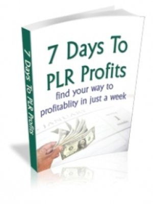 cover image of 7 Days to PLR Profits